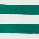 Vintage-wash cotton T-shirt in stripe GREEN IVORY PETRA STRIP