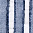 Short-sleeve textured striped camp shirt DENIM BLUE WHITE