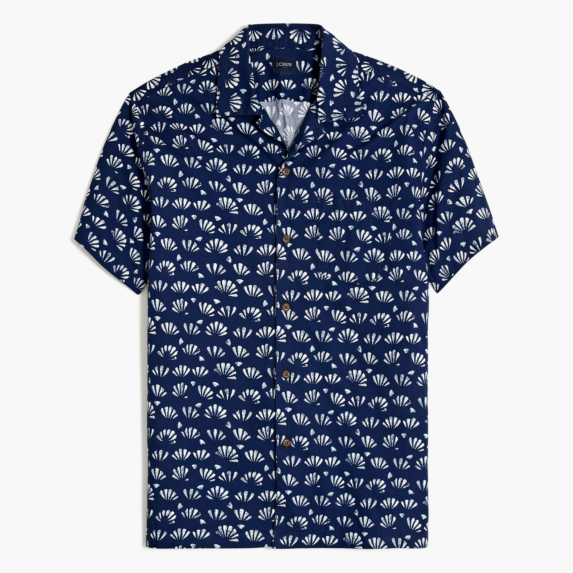 mens Short-sleeve printed camp shirt