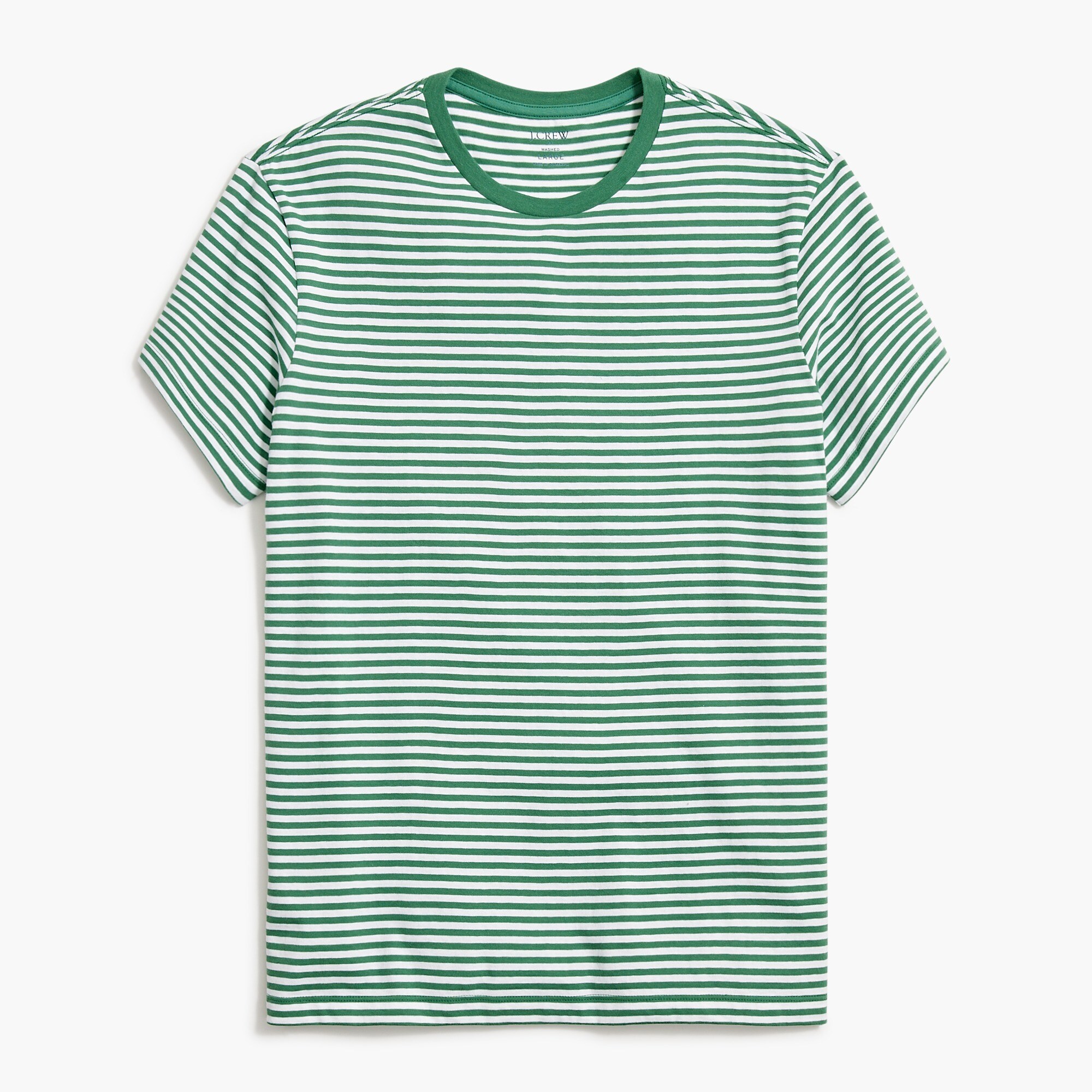 striped jersey tee for men