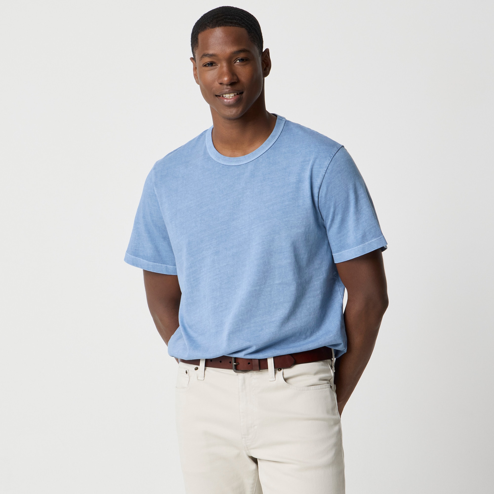 mens Garment-dyed tee
