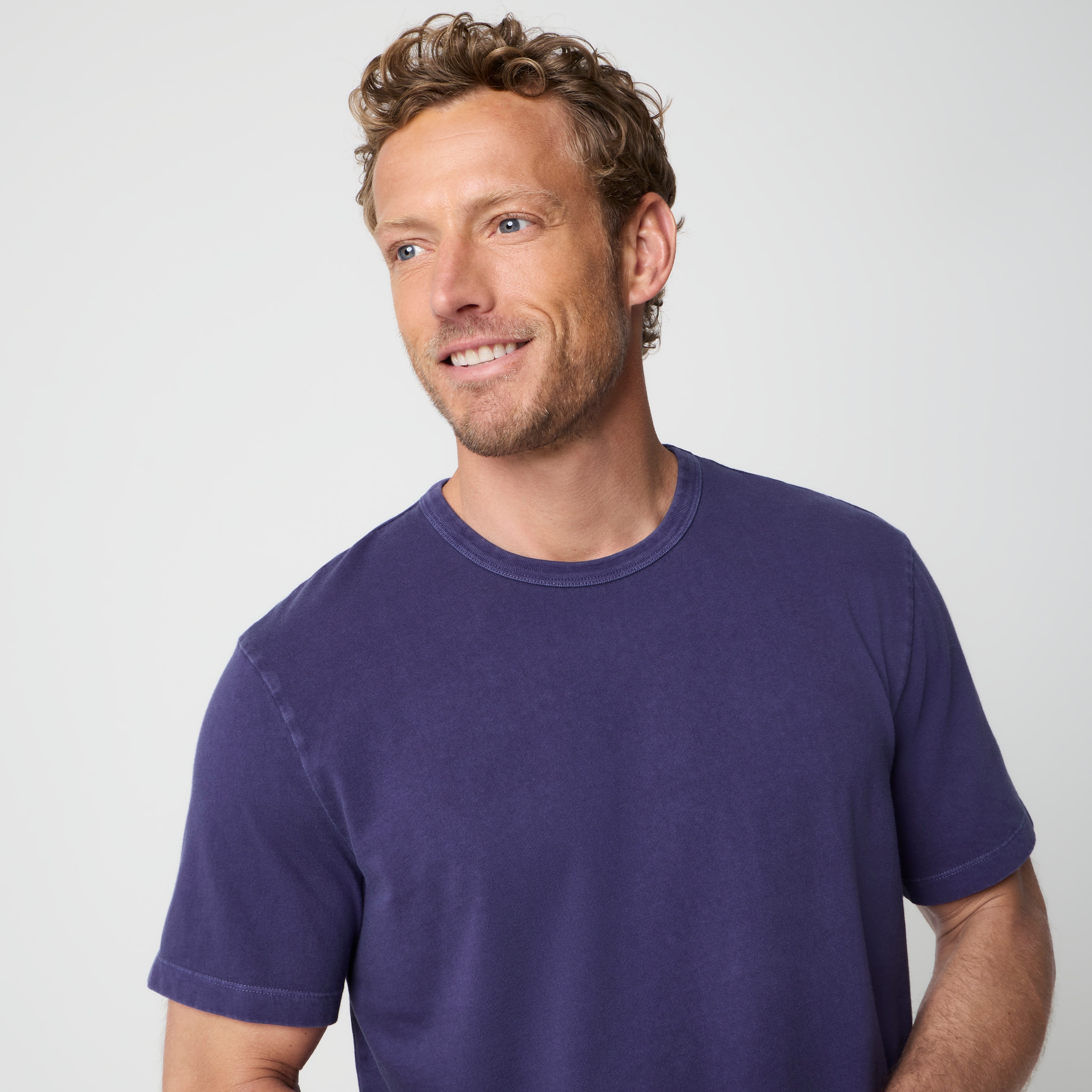 Garment-dyed tee