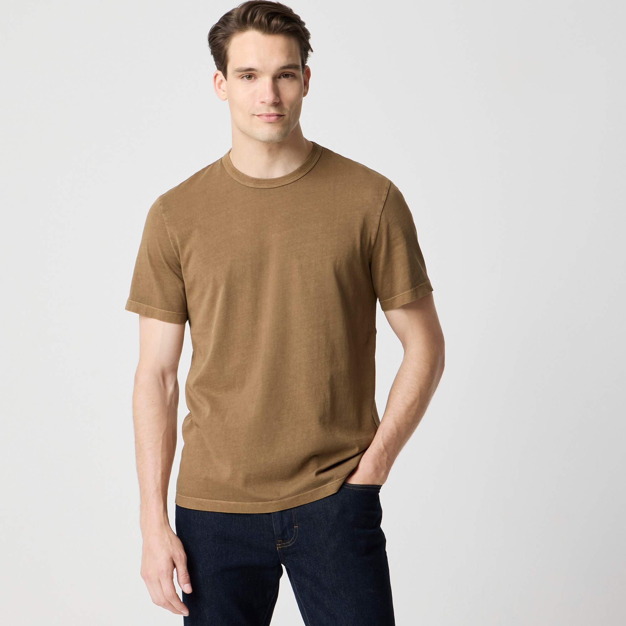 Garment-dyed tee