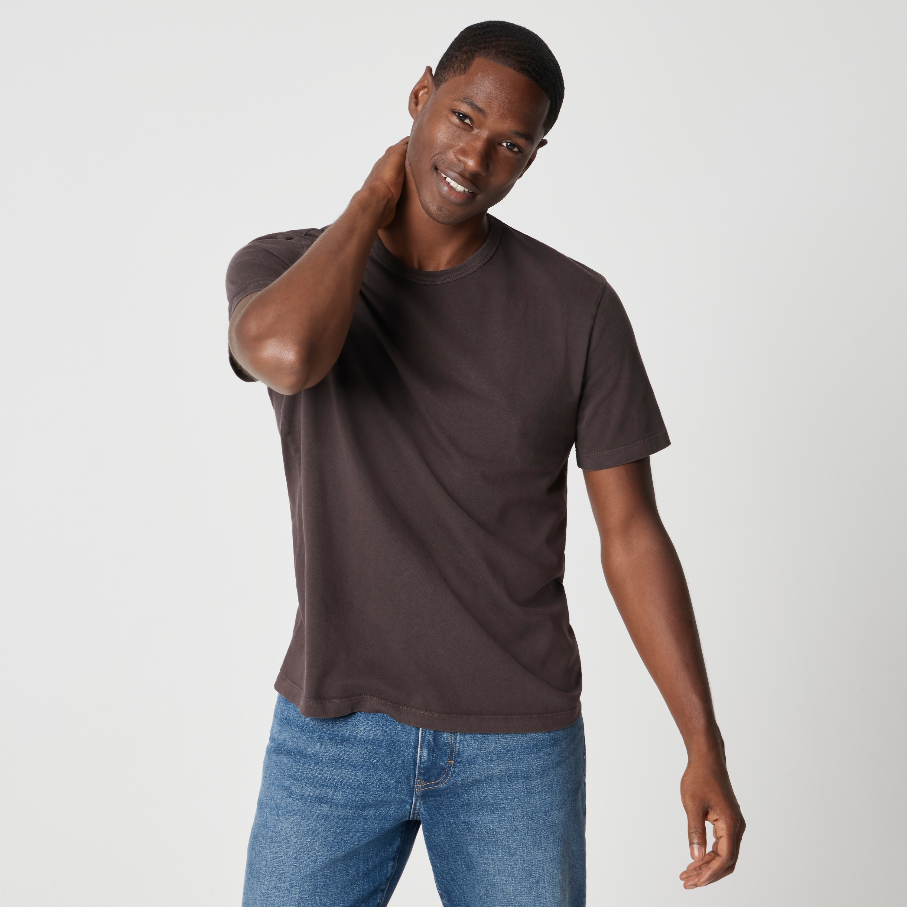 100% Cotton Garment-dyed Tee For Men | Factory