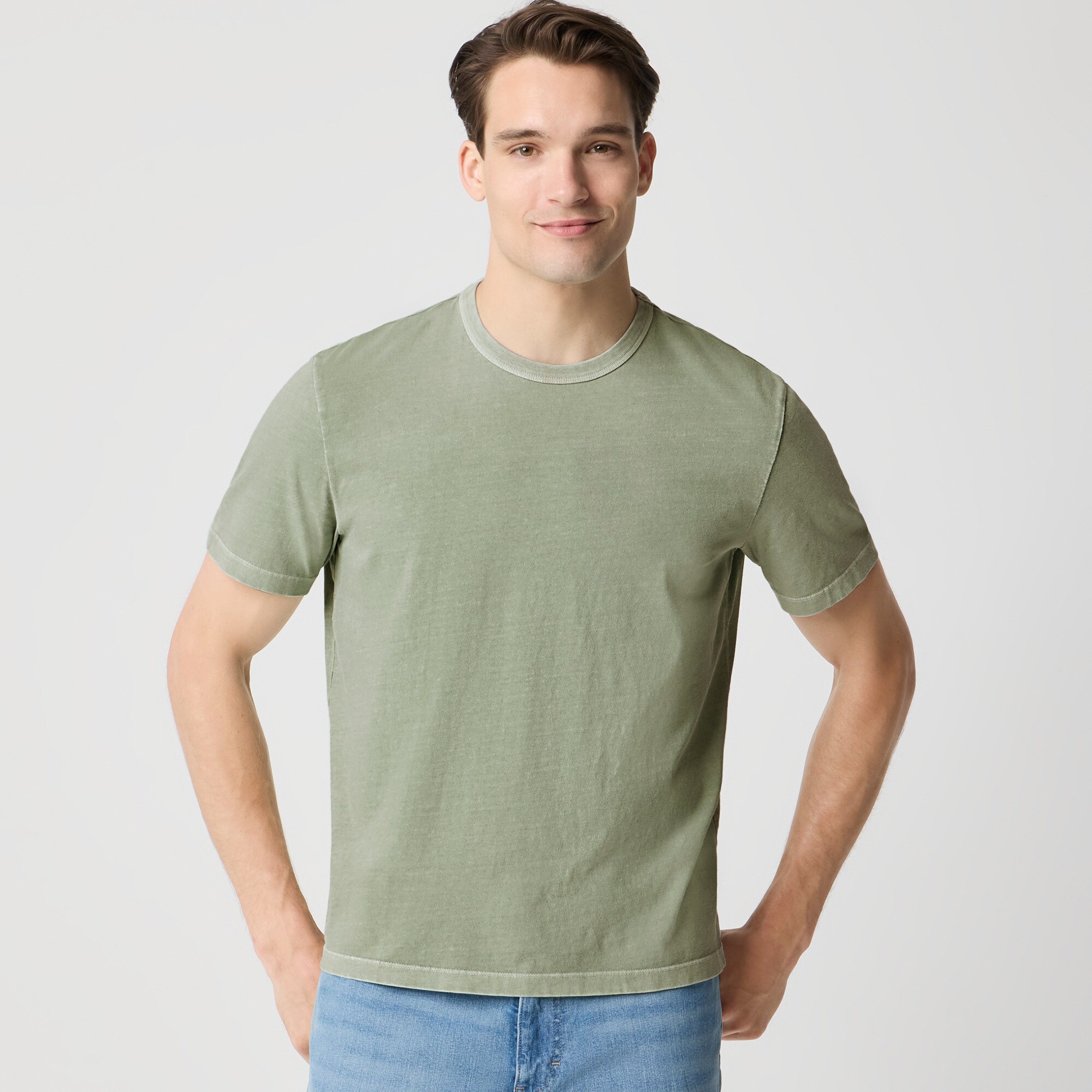 mens Garment-dyed tee