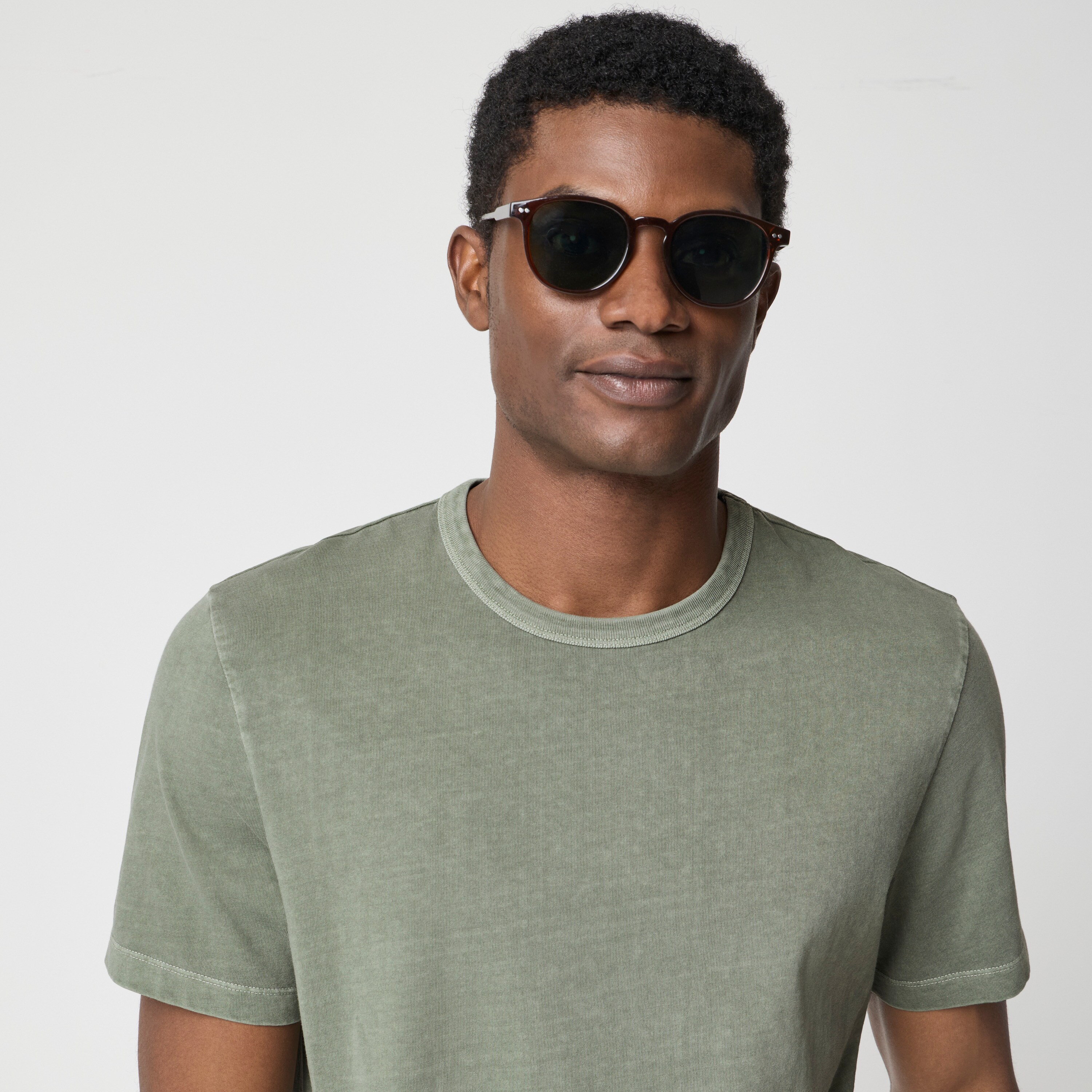 Garment-dyed tee