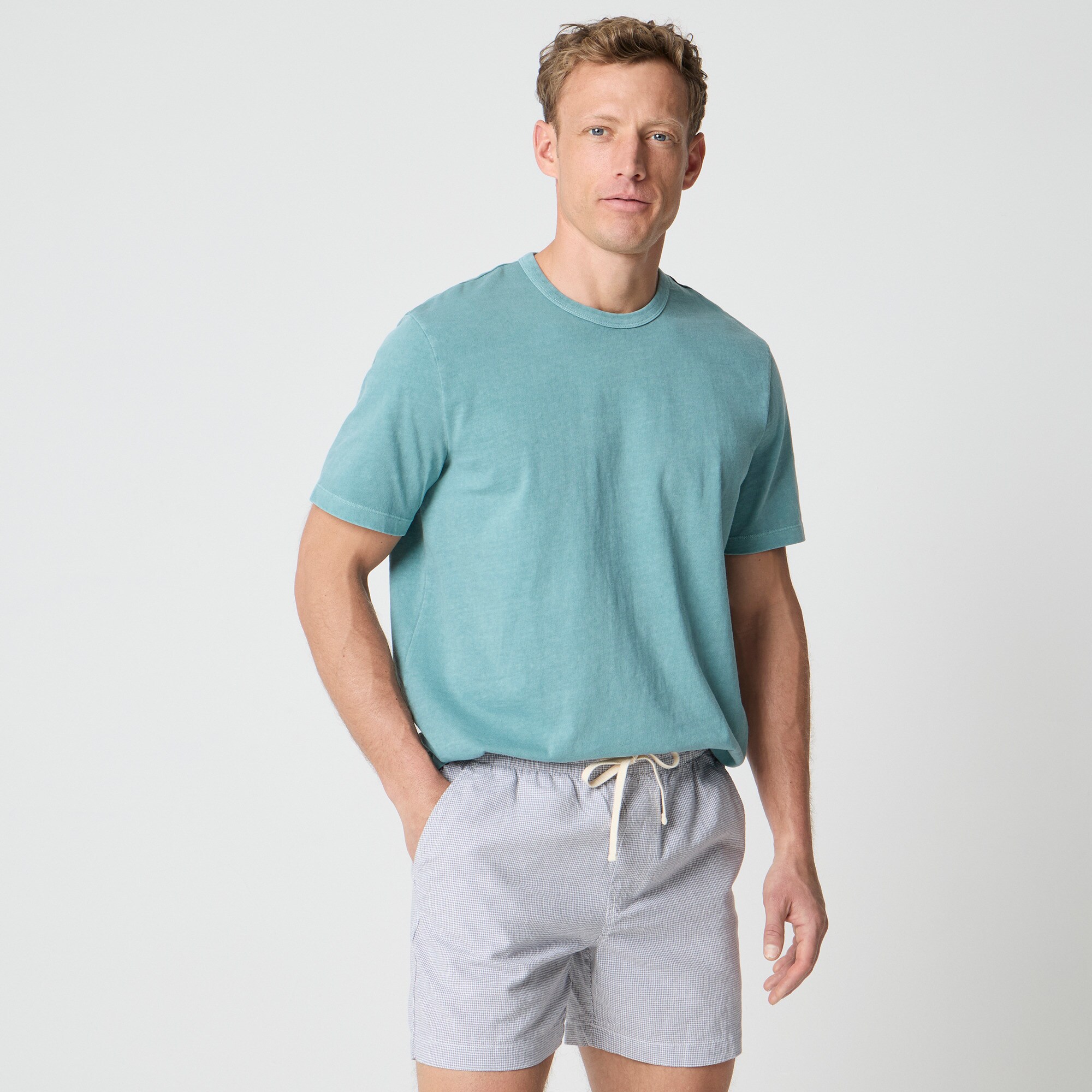 Garment-dyed tee