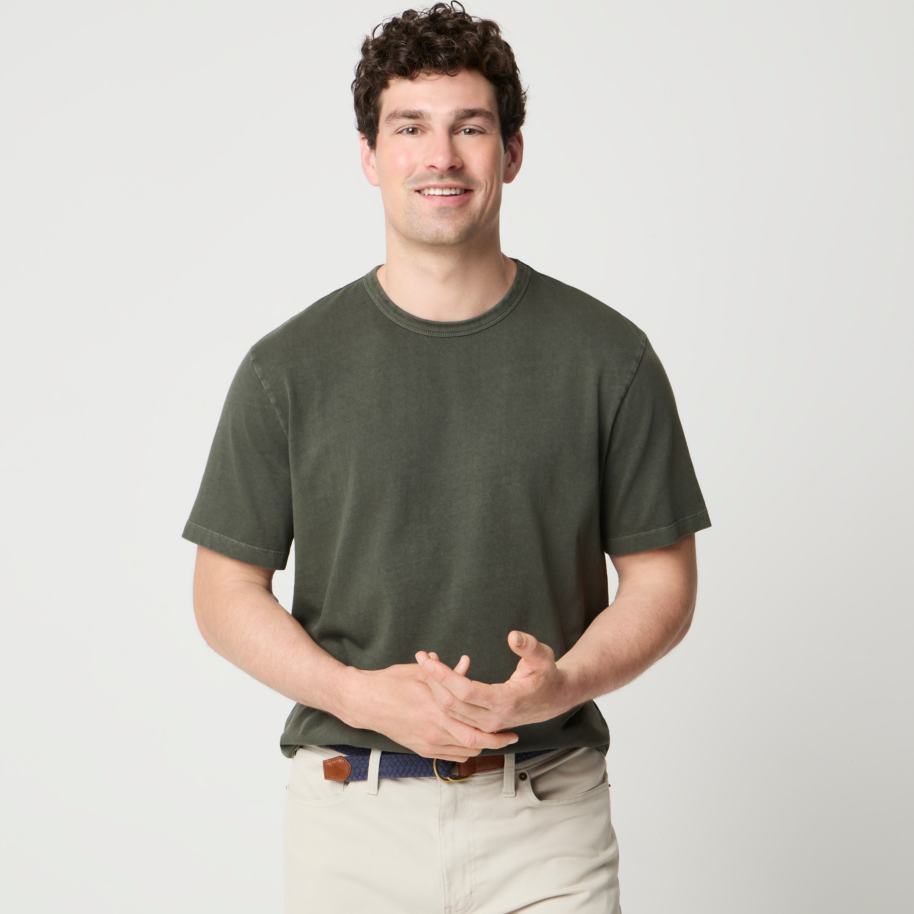 Garment-dyed Tee For Men | Factory