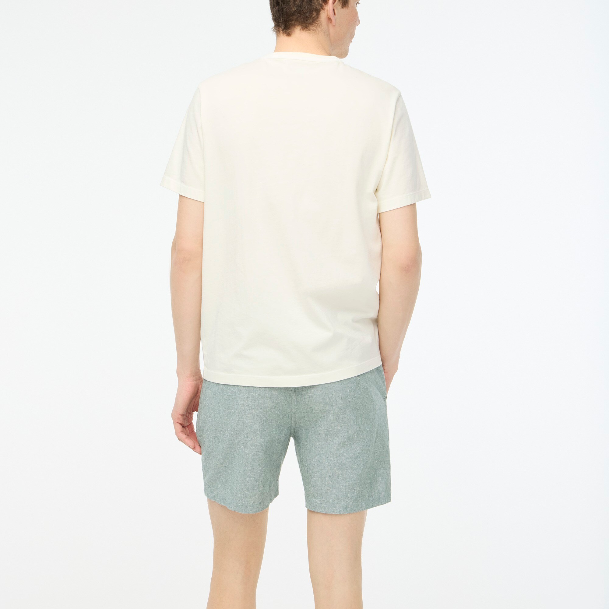 新品　Lon GARMENT-DYED TEE 新品 USA製 LOS ANGELES APPAREL 8.5oz Binding Garment Dye S/S