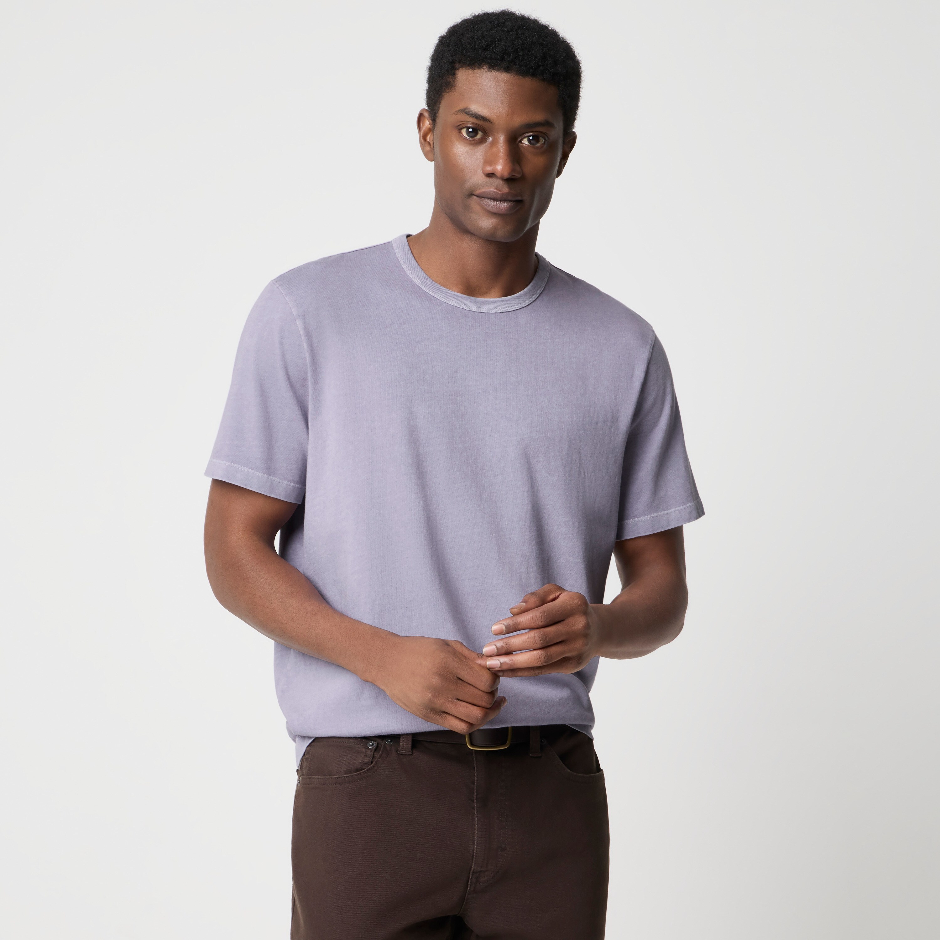 100% Cotton Garment-dyed Tee For Men | Factory