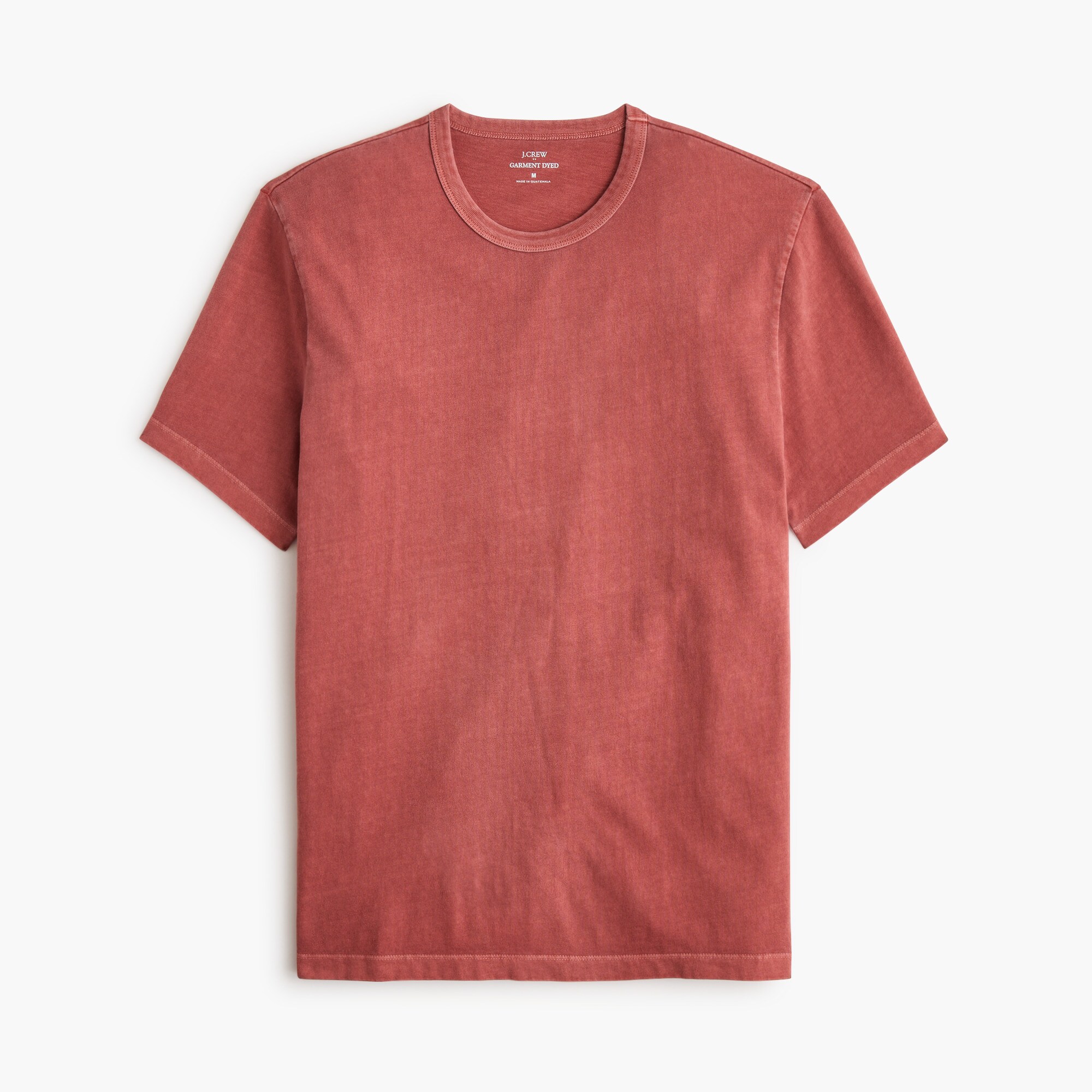 100% cotton garment-dyed tee