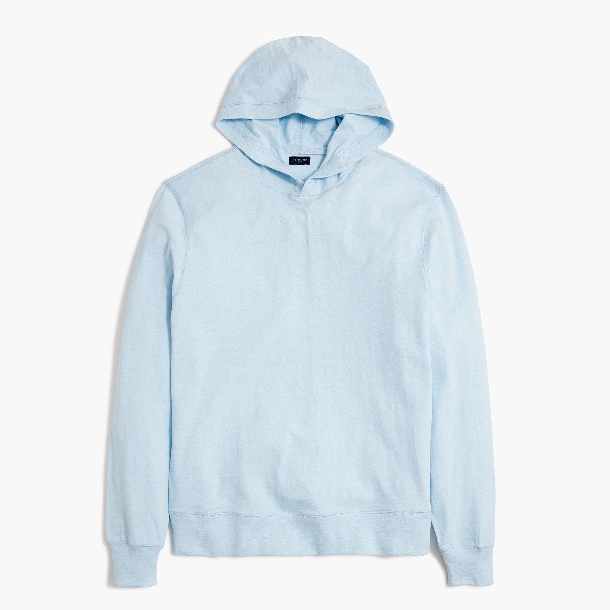 Slub jersey hoodie