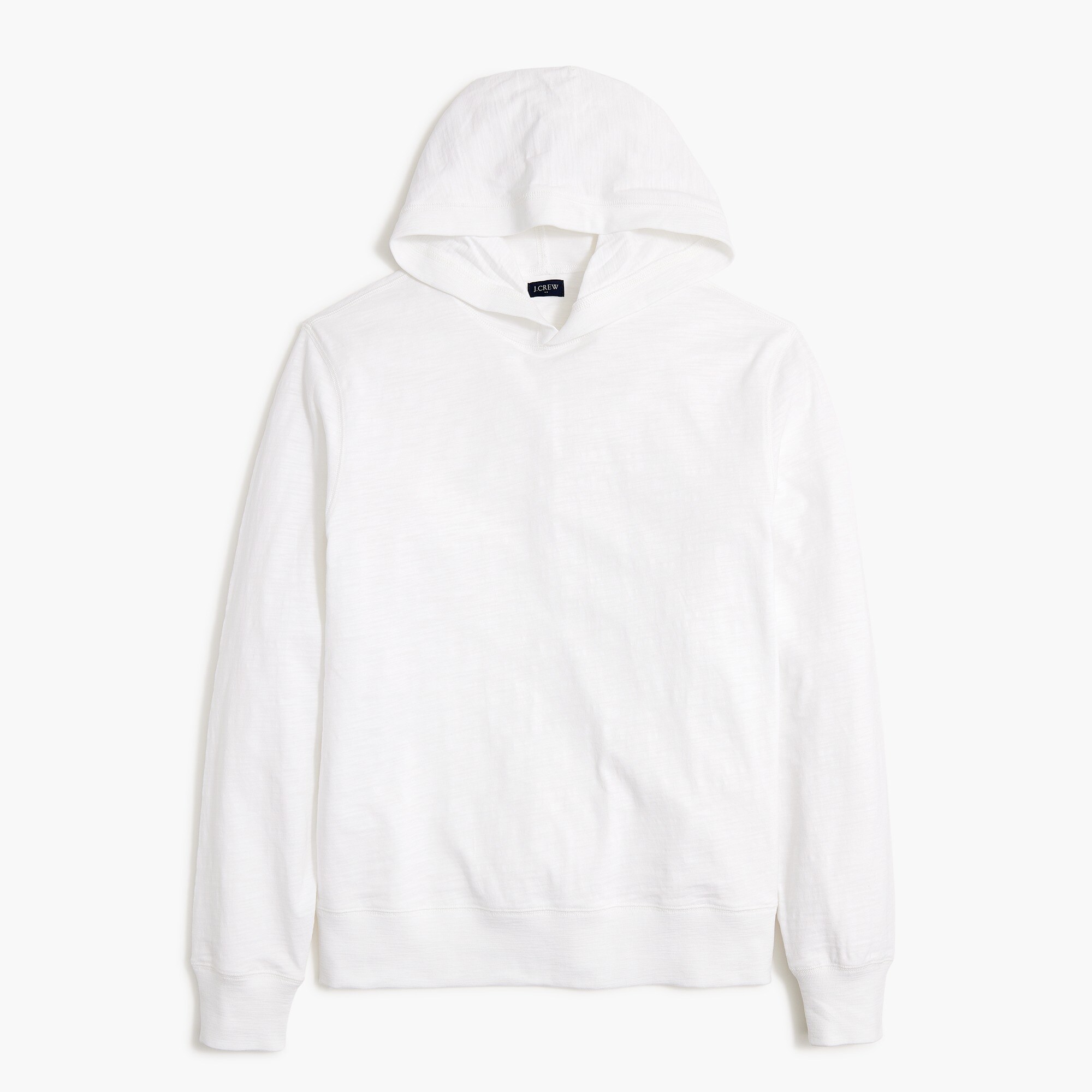 Slub jersey hoodie
