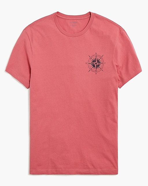 mens Compass graphic tee