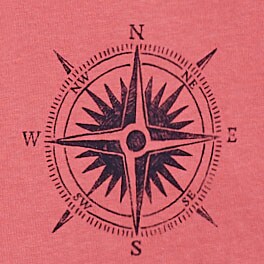 Hole in one graphic tee DUSTY RED