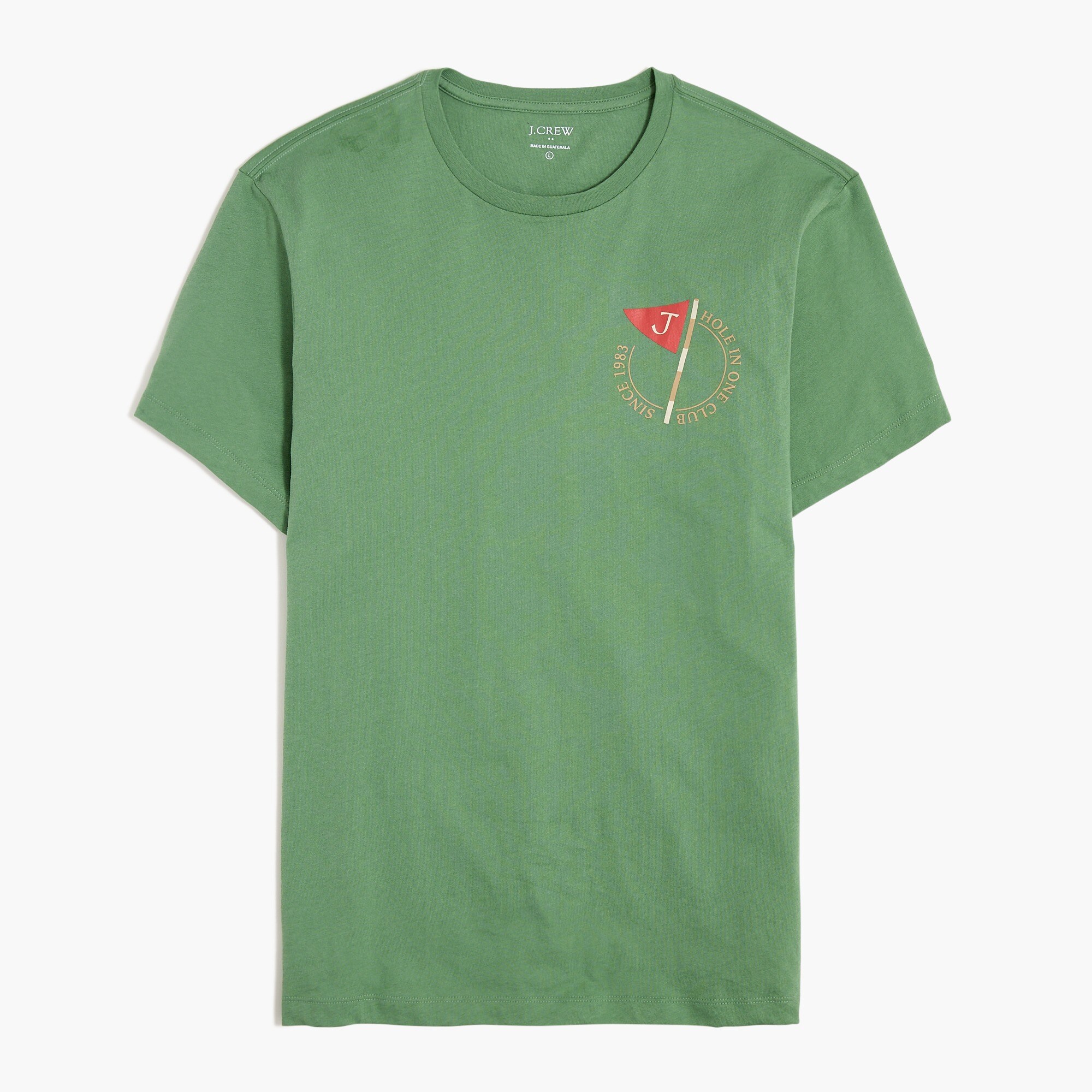 hole in one graphic tee for men