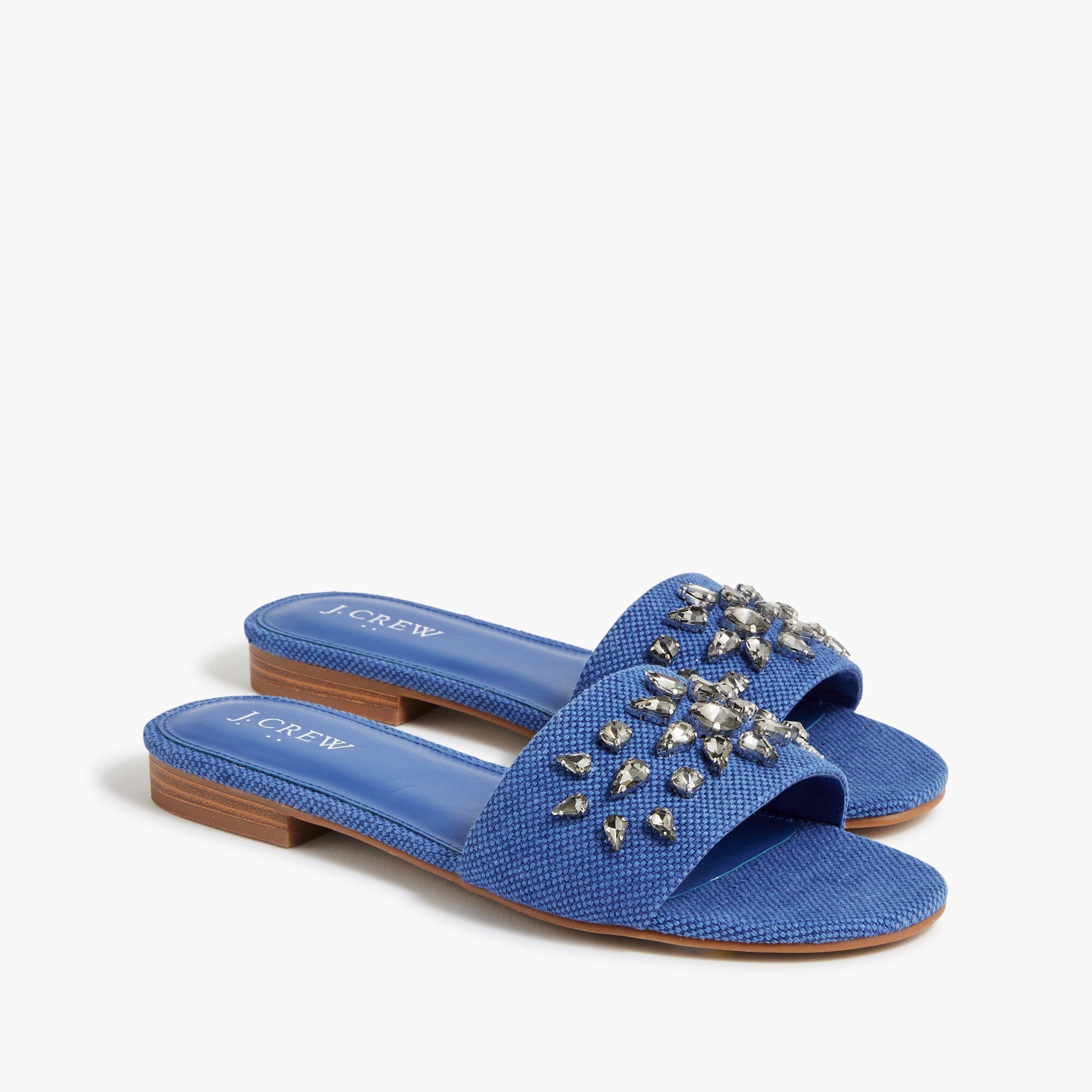jewel slide sandals for women