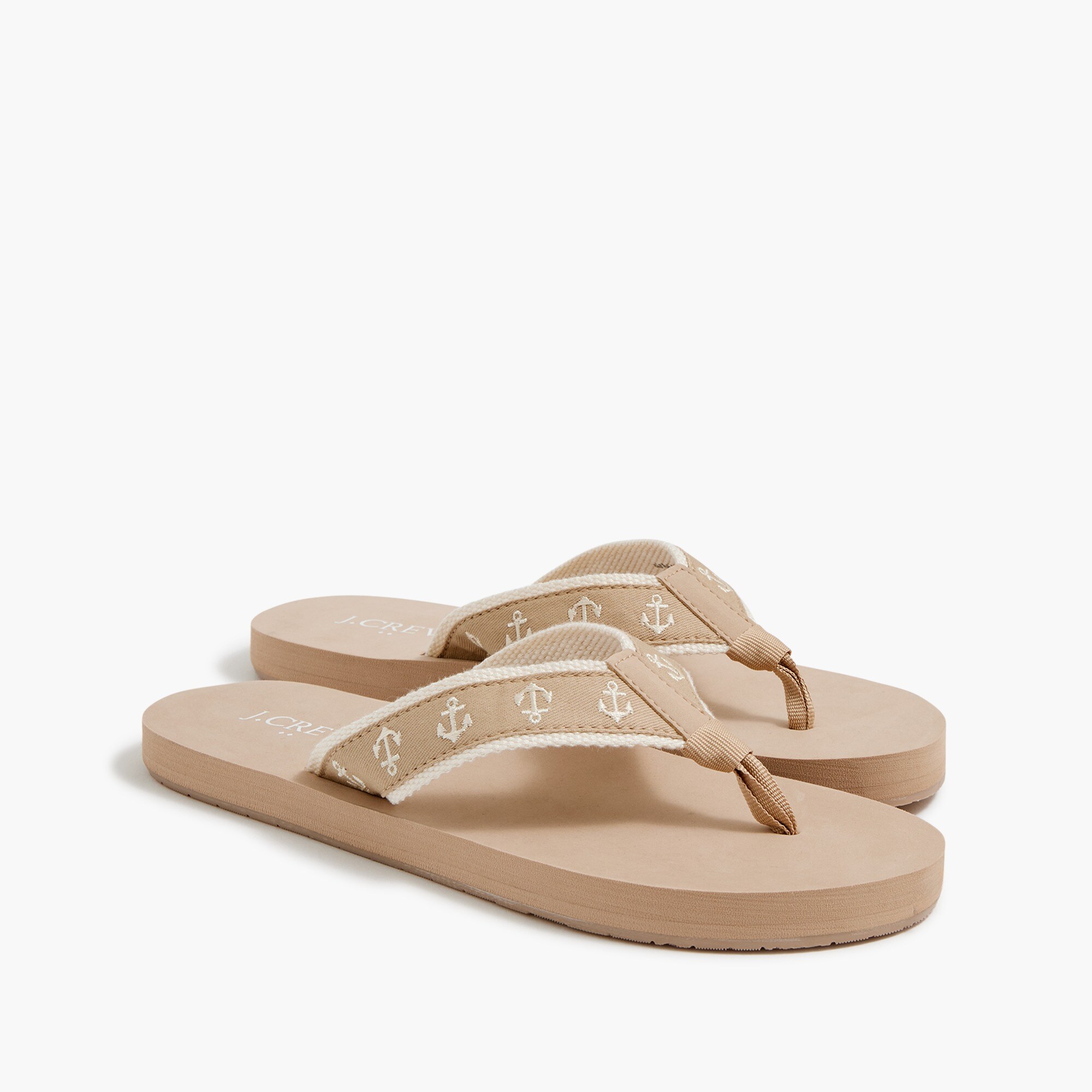 anchor flip-flops for women