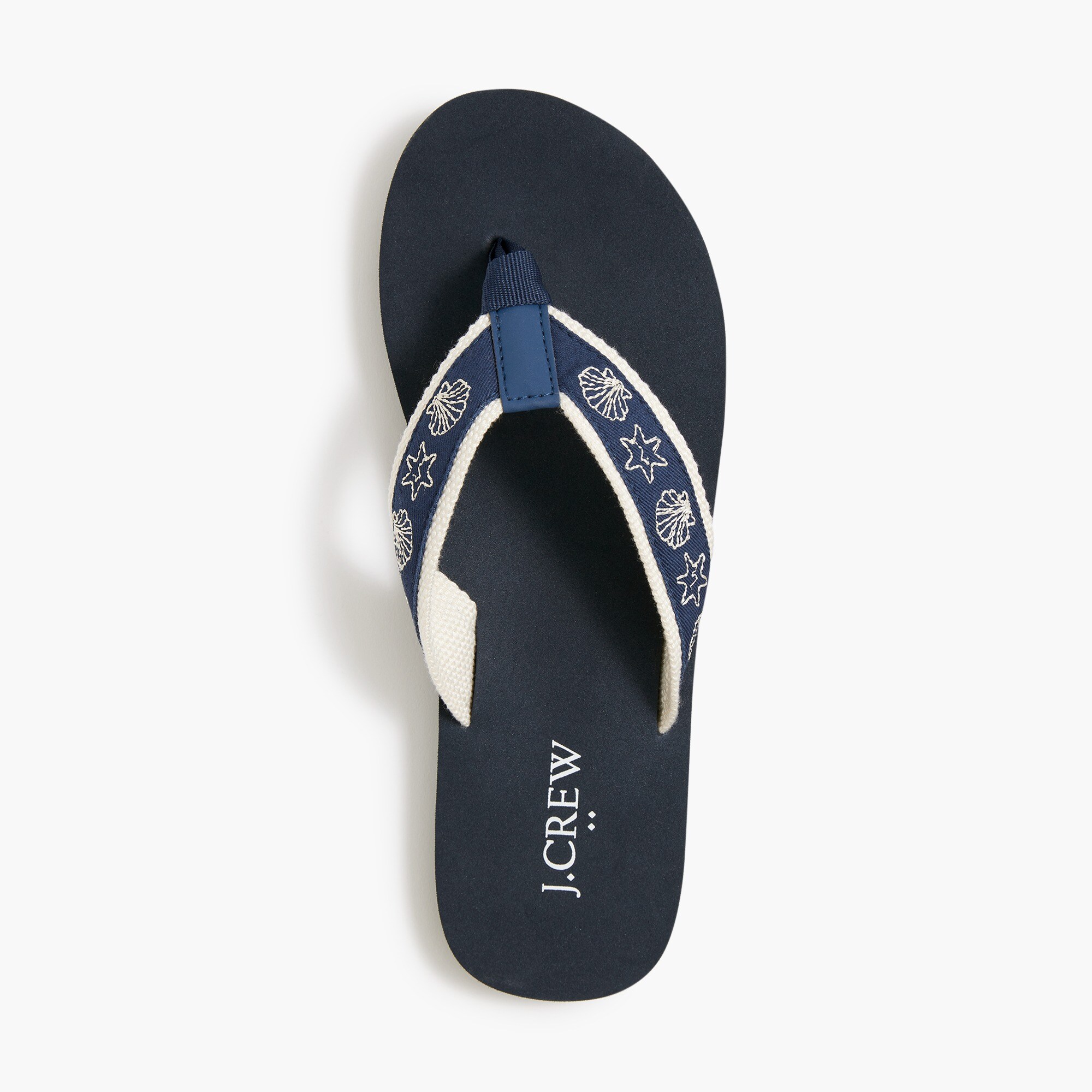 Sea life flip-flops
