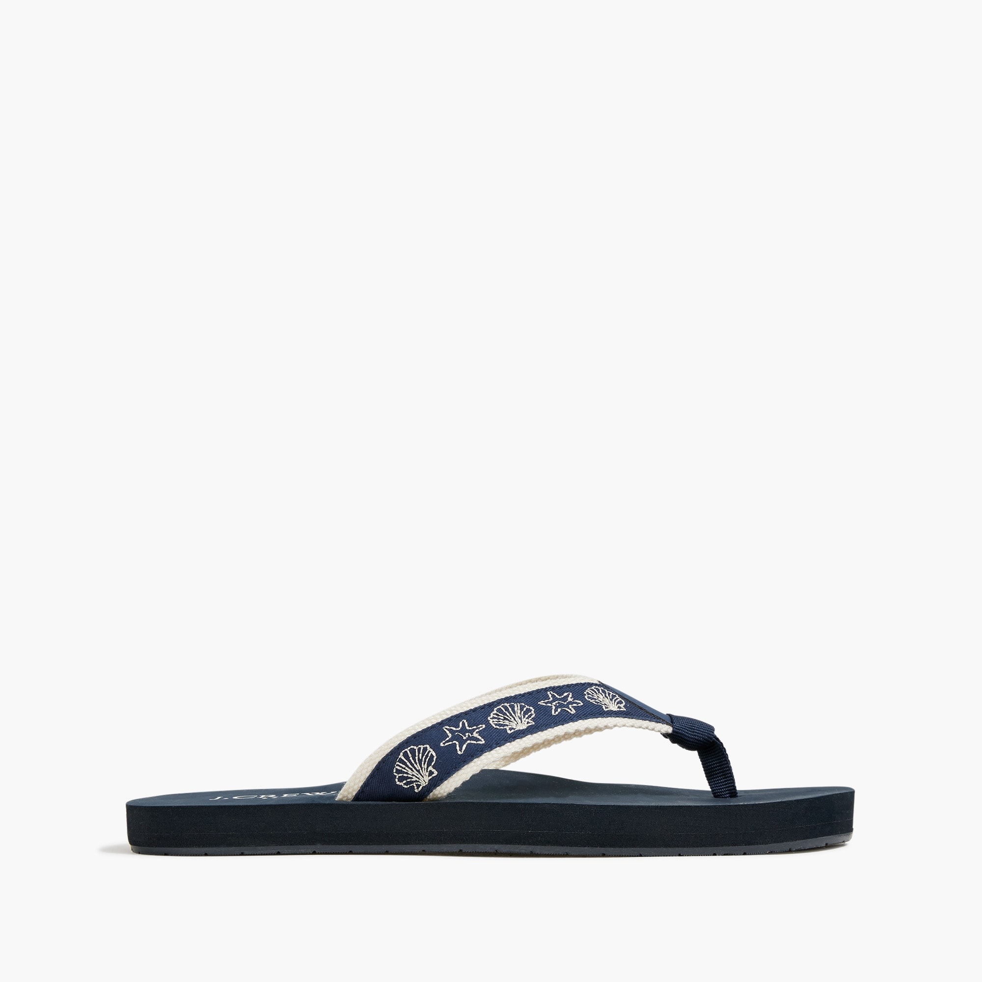 Sea life flip-flops