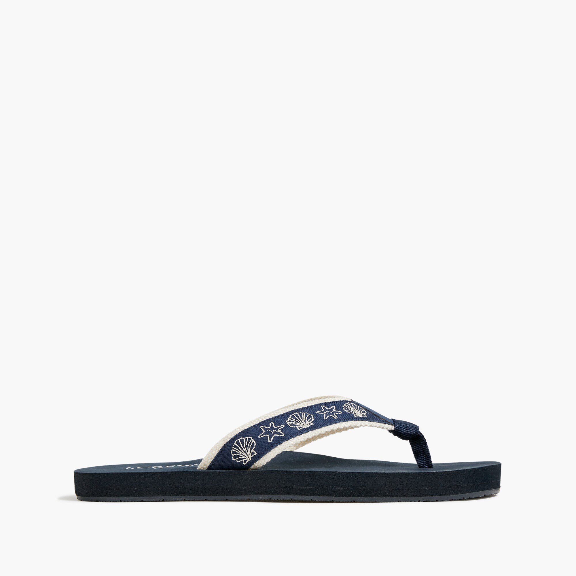 Sea life flip-flops