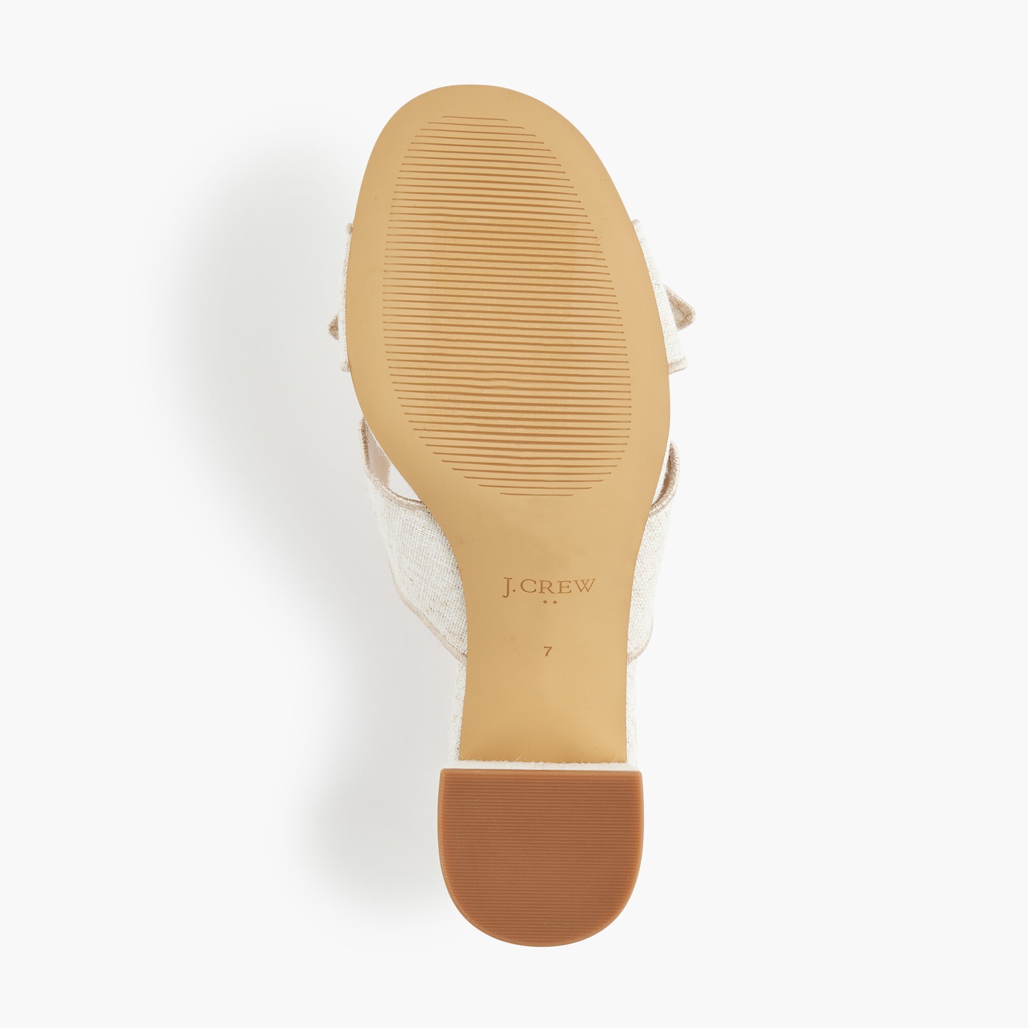 Scalloped bow mules