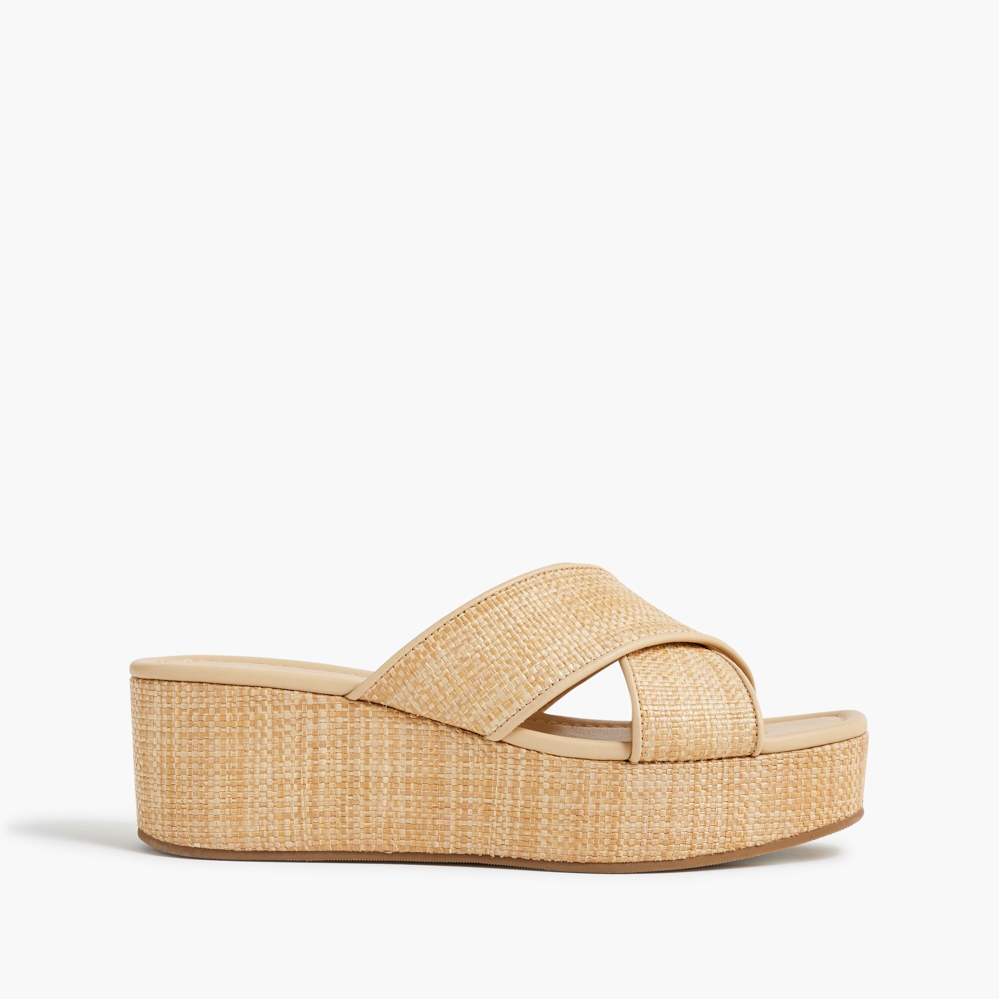 Crisscross Lug Sole Flatform Wedge main image 1