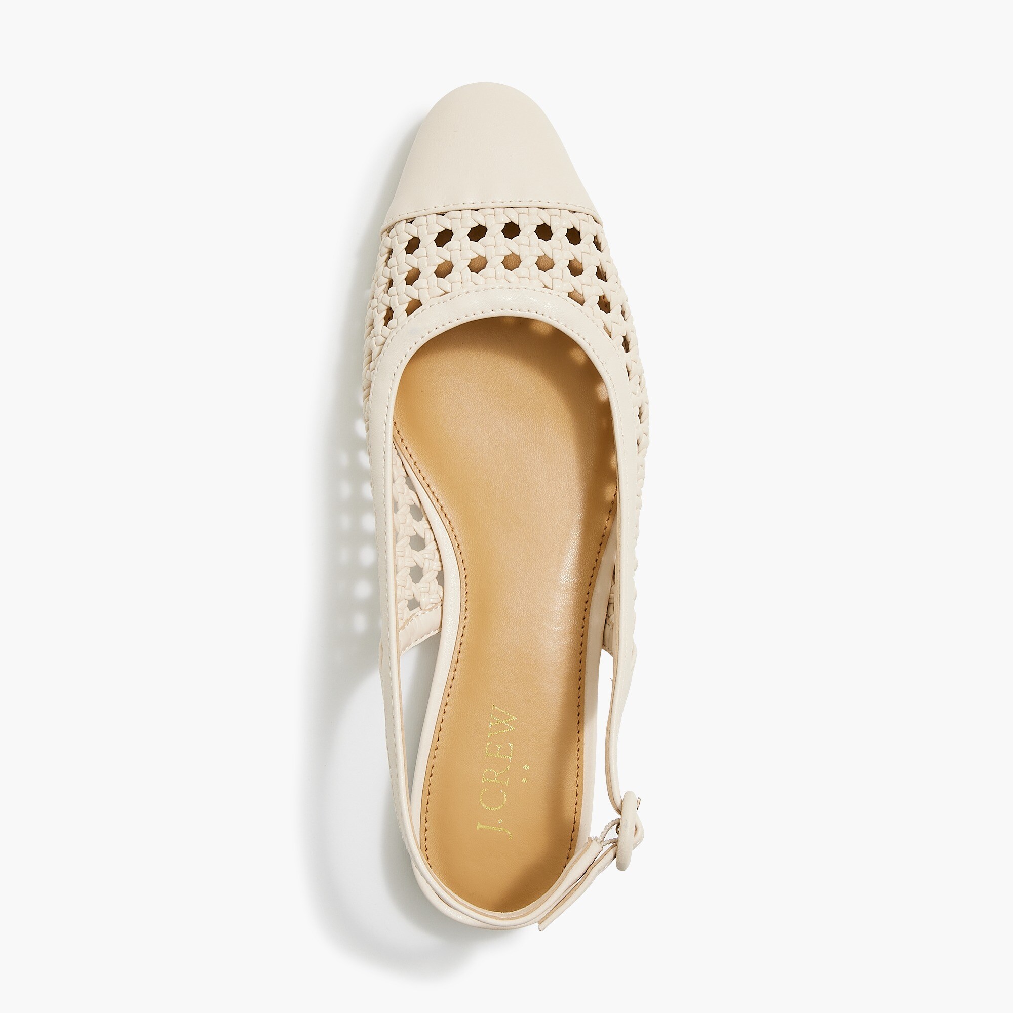 Factory Woven Slingback Flats For Women