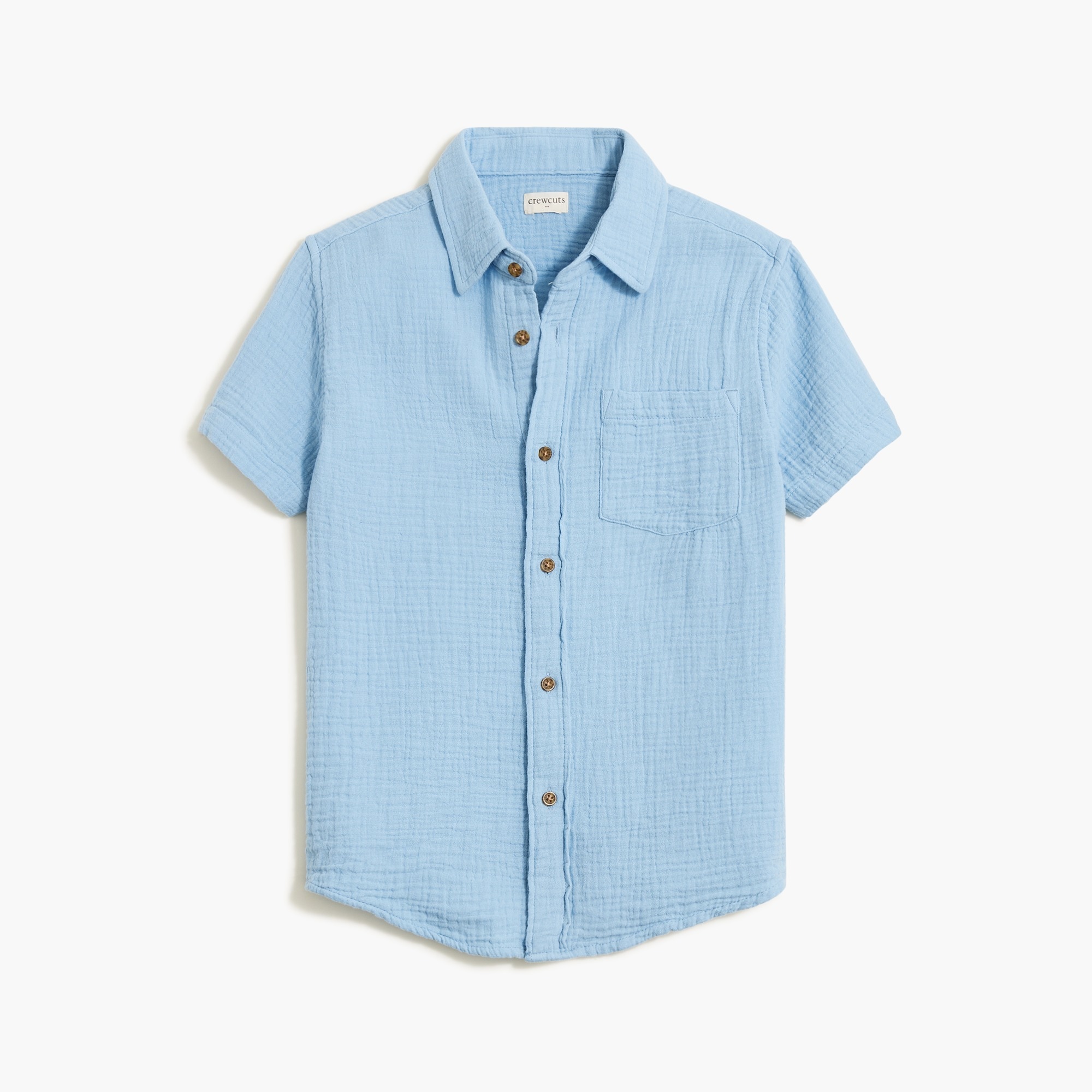 Boys' gauze button-down