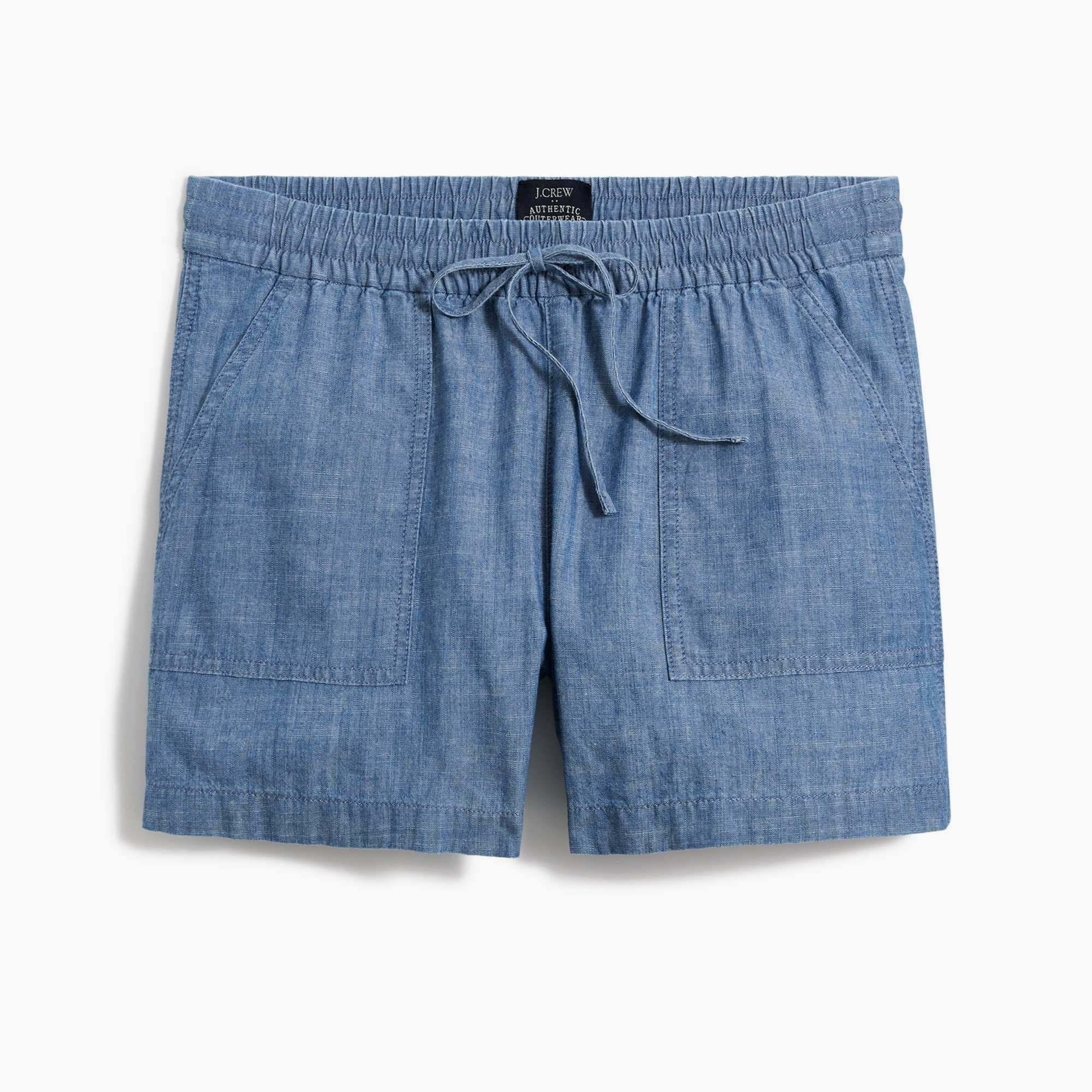 Cotton drawstring short