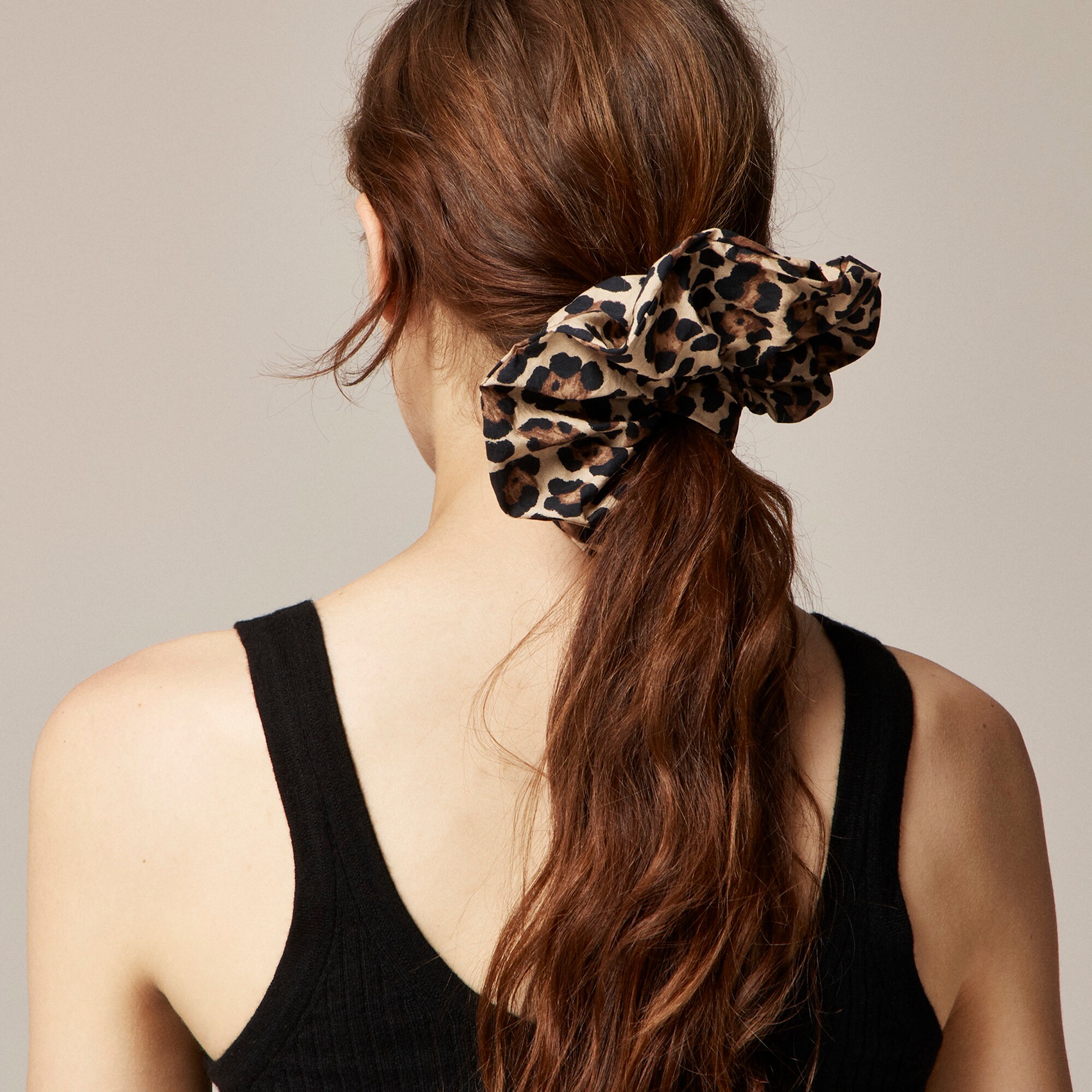  Oversized printed scrunchie