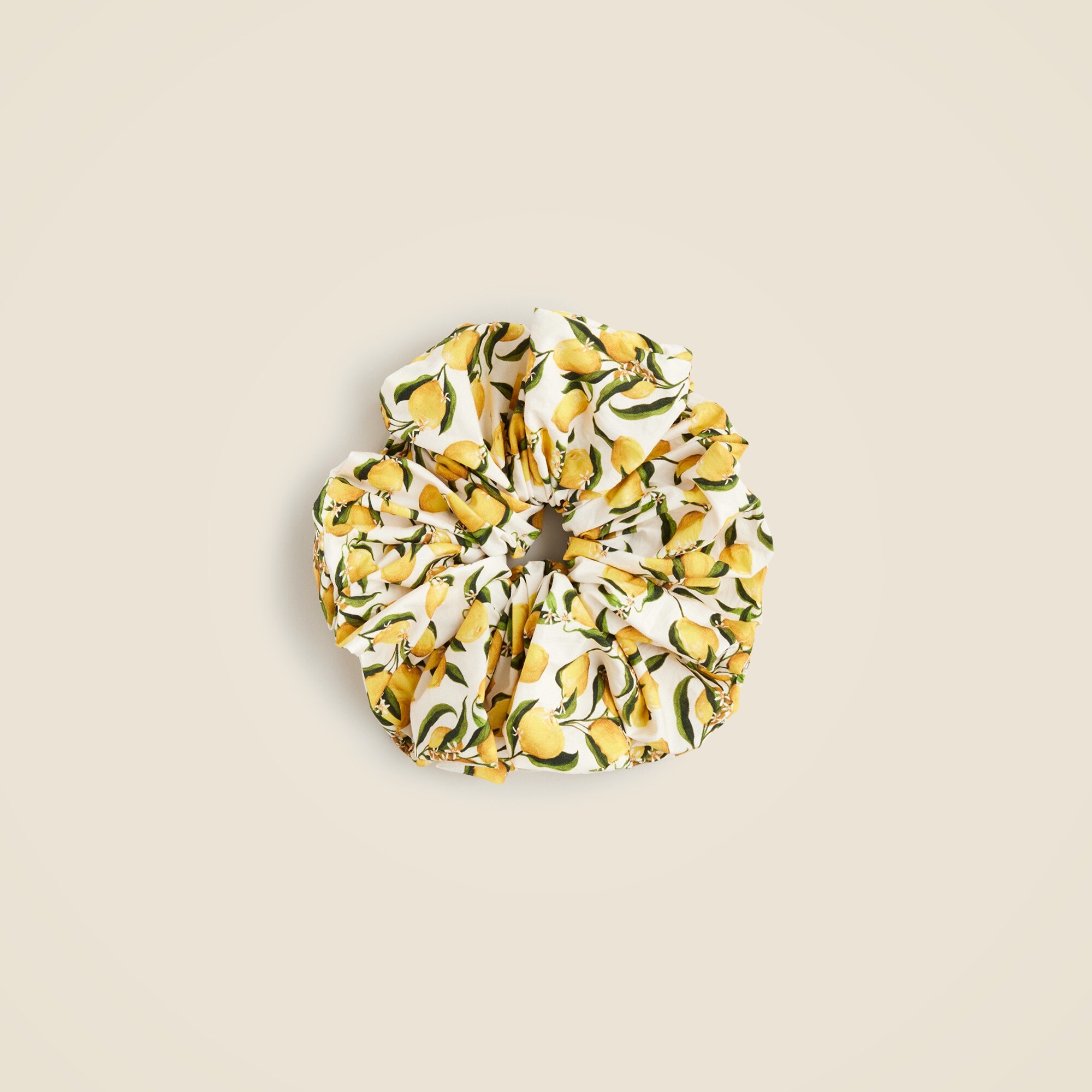 Oversized printed scrunchie