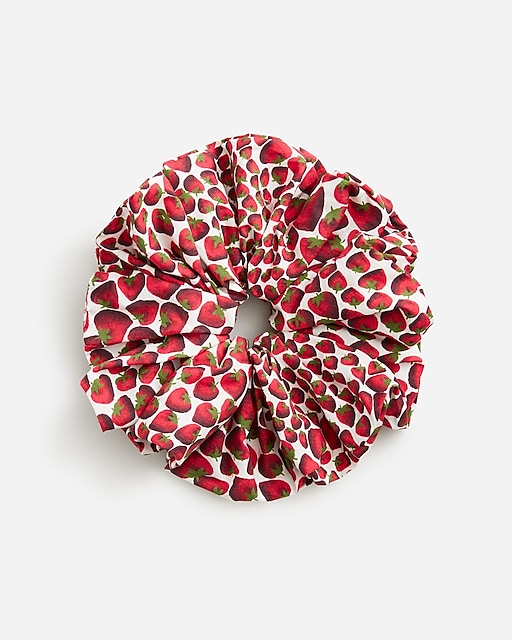  Oversized printed scrunchie