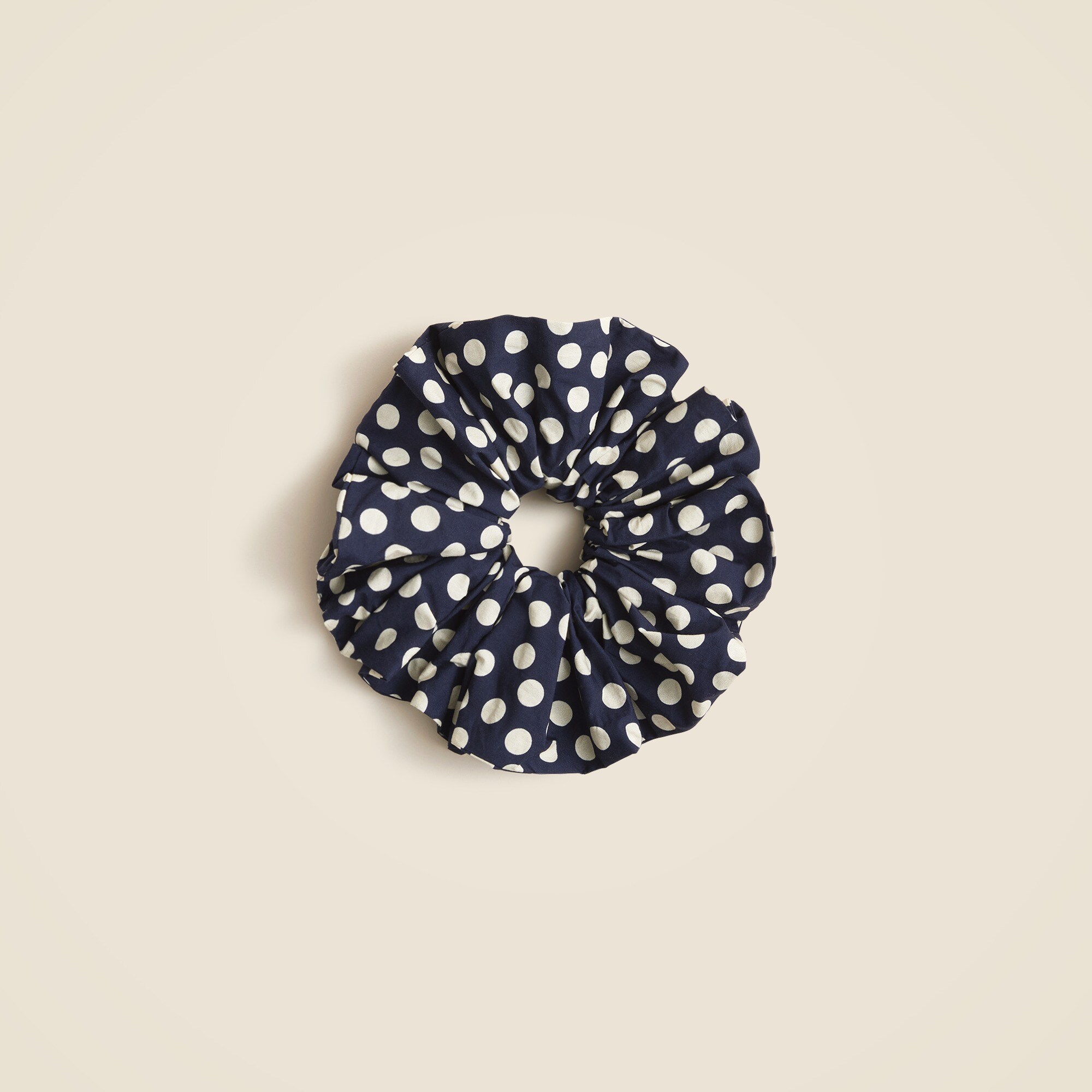 Oversized printed scrunchie