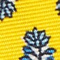 Floral tie SOLAR YELLOW WHITE factory: floral tie for men