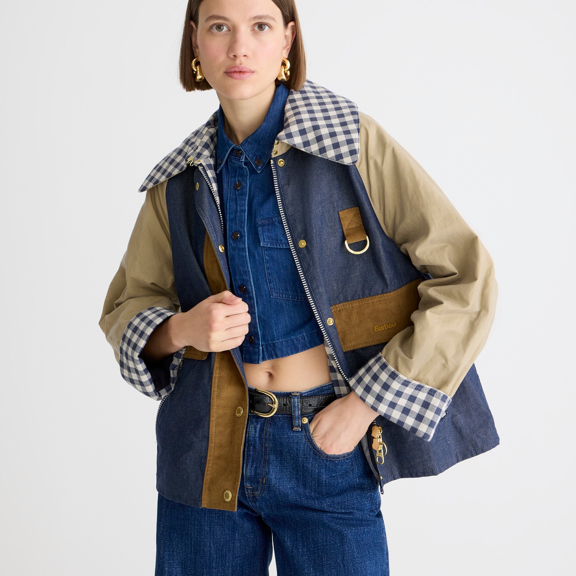 womens Barbour&reg; Catton patch jacket
