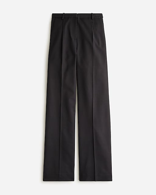  Petite wide-leg essential pant in city twill