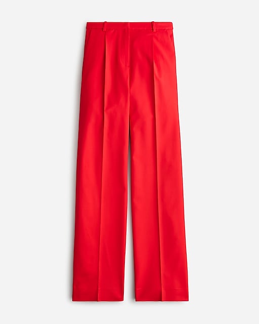  Wide-leg essential pant in city twill