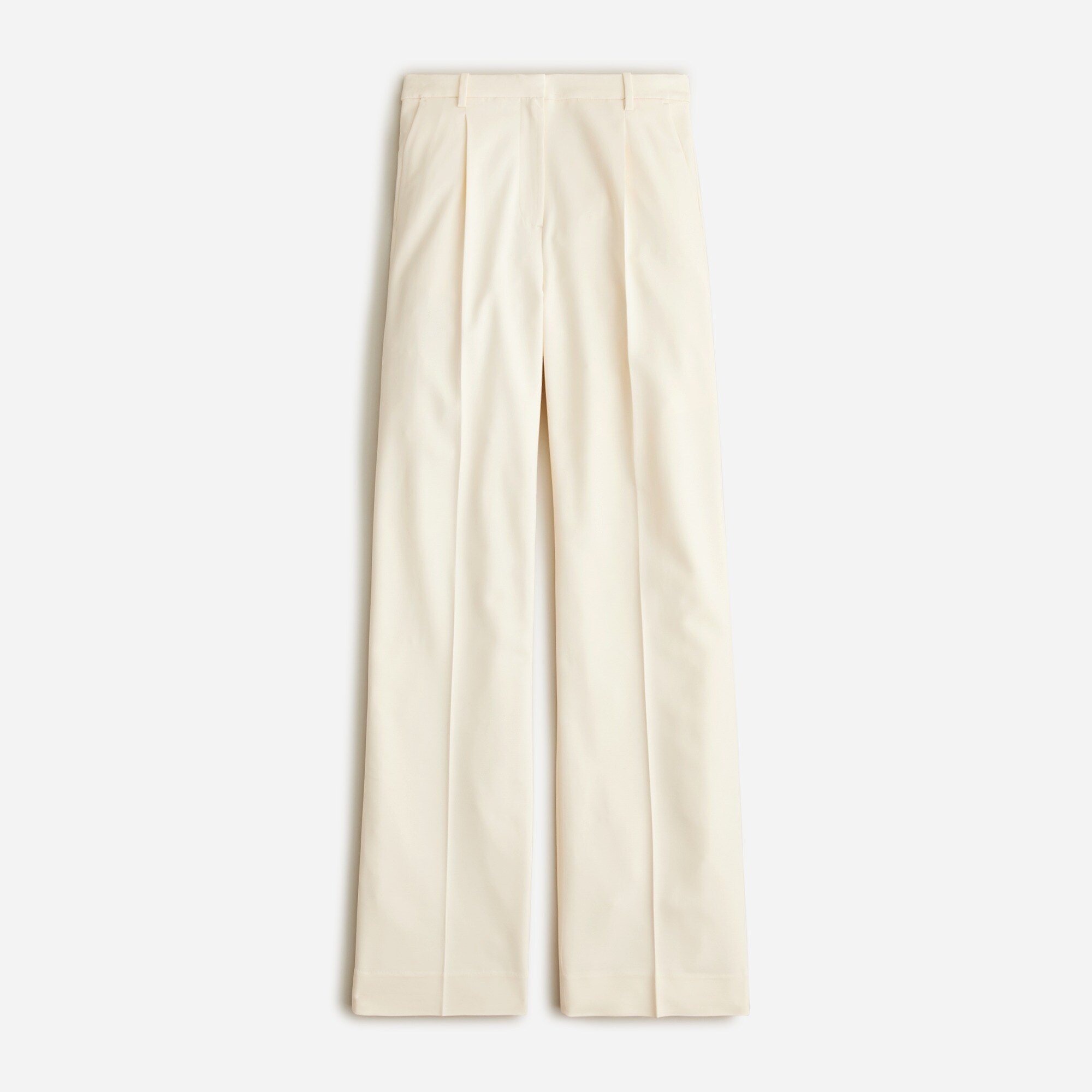 Wide-leg essential pant in city twill