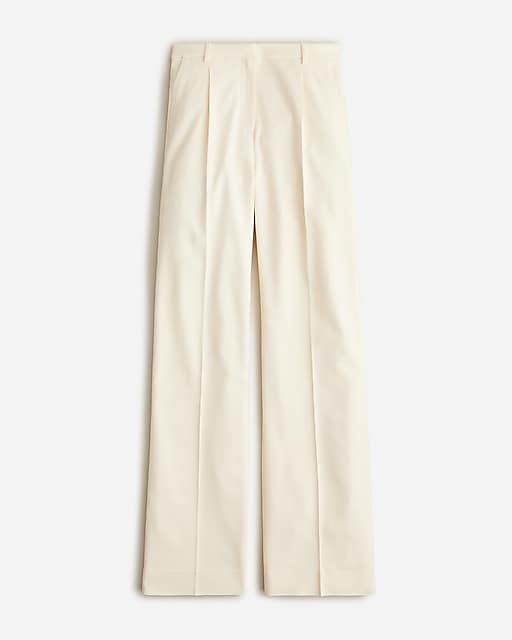  Petite wide-leg essential pant in city twill