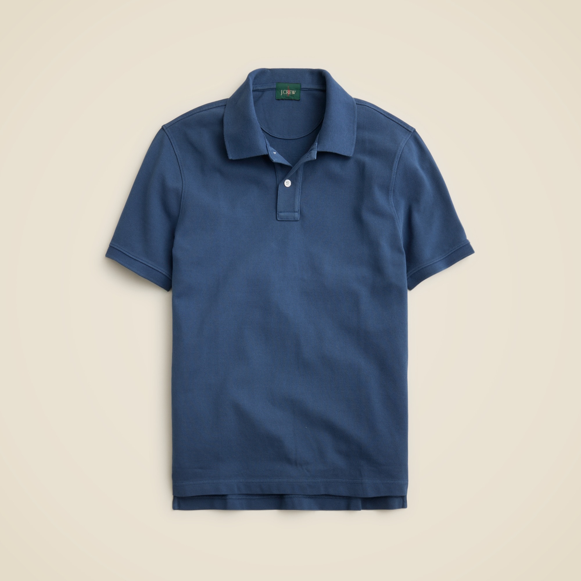 mens Washed piqu&eacute; polo shirt