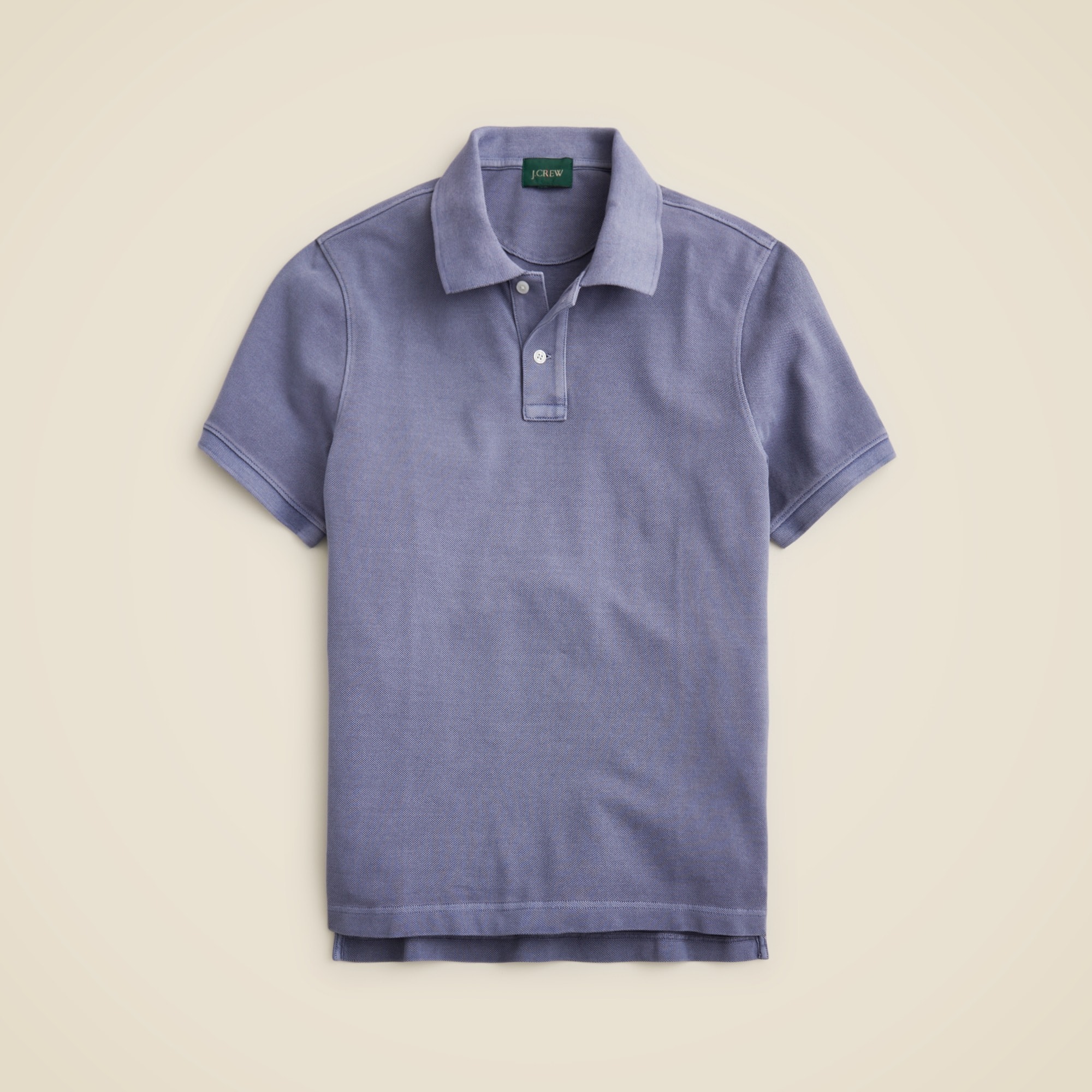 mens Washed piqu&eacute; polo shirt