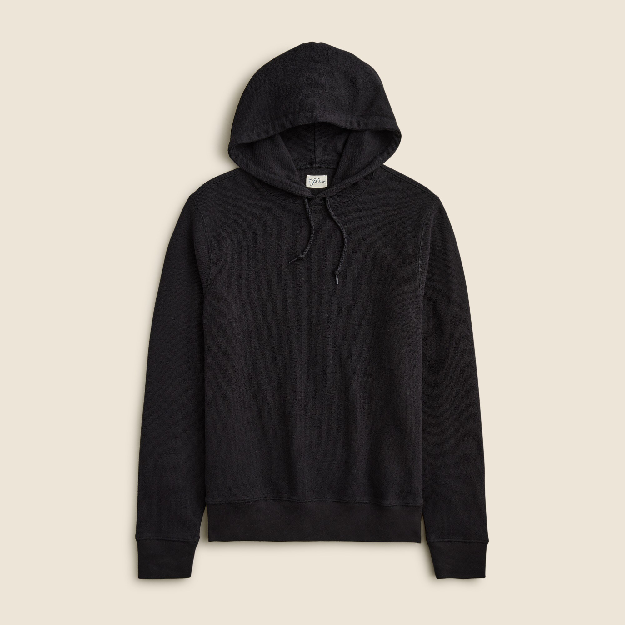Textured hooded sweater-tee