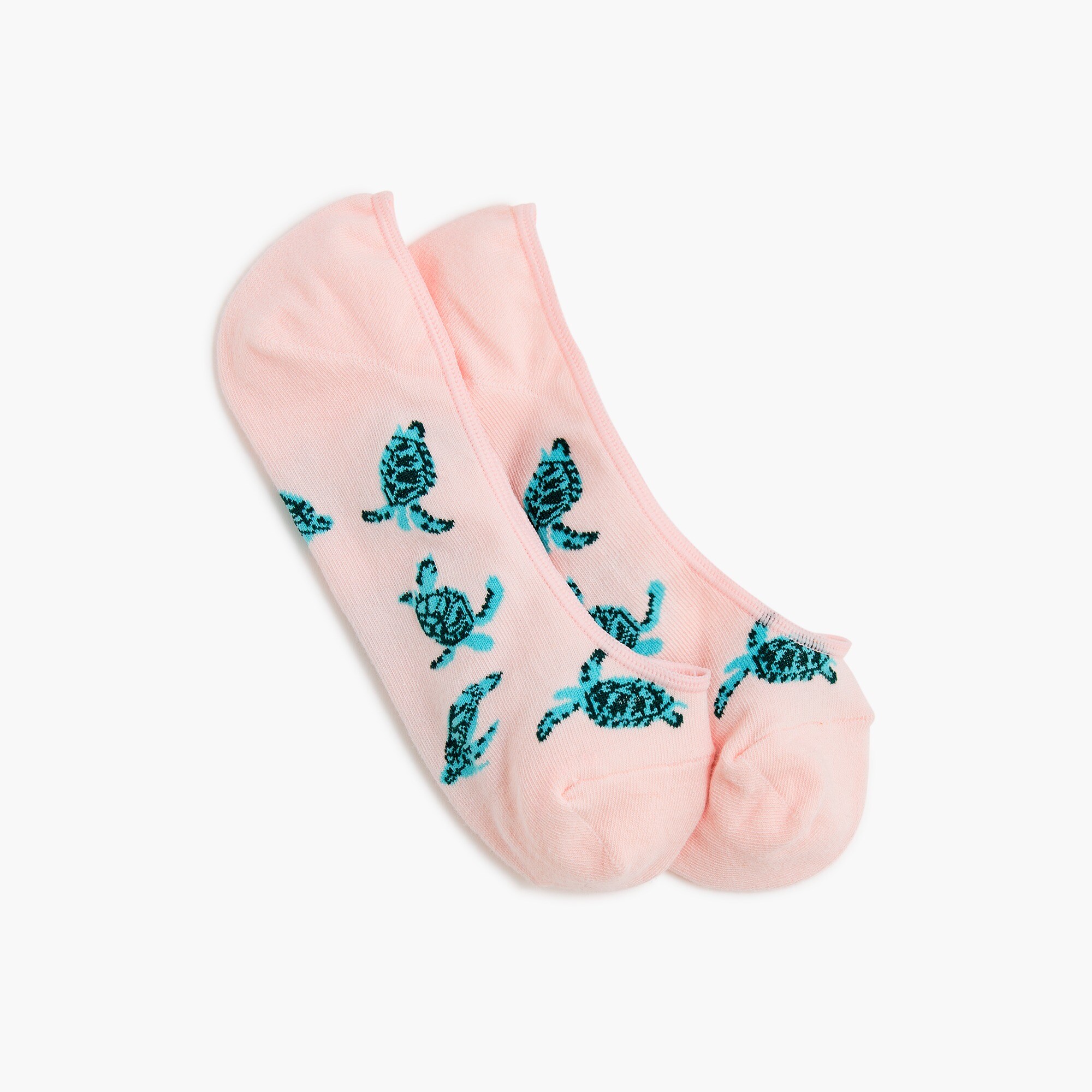 Turtle no-show socks
