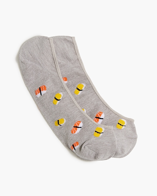  Sushi no-show socks