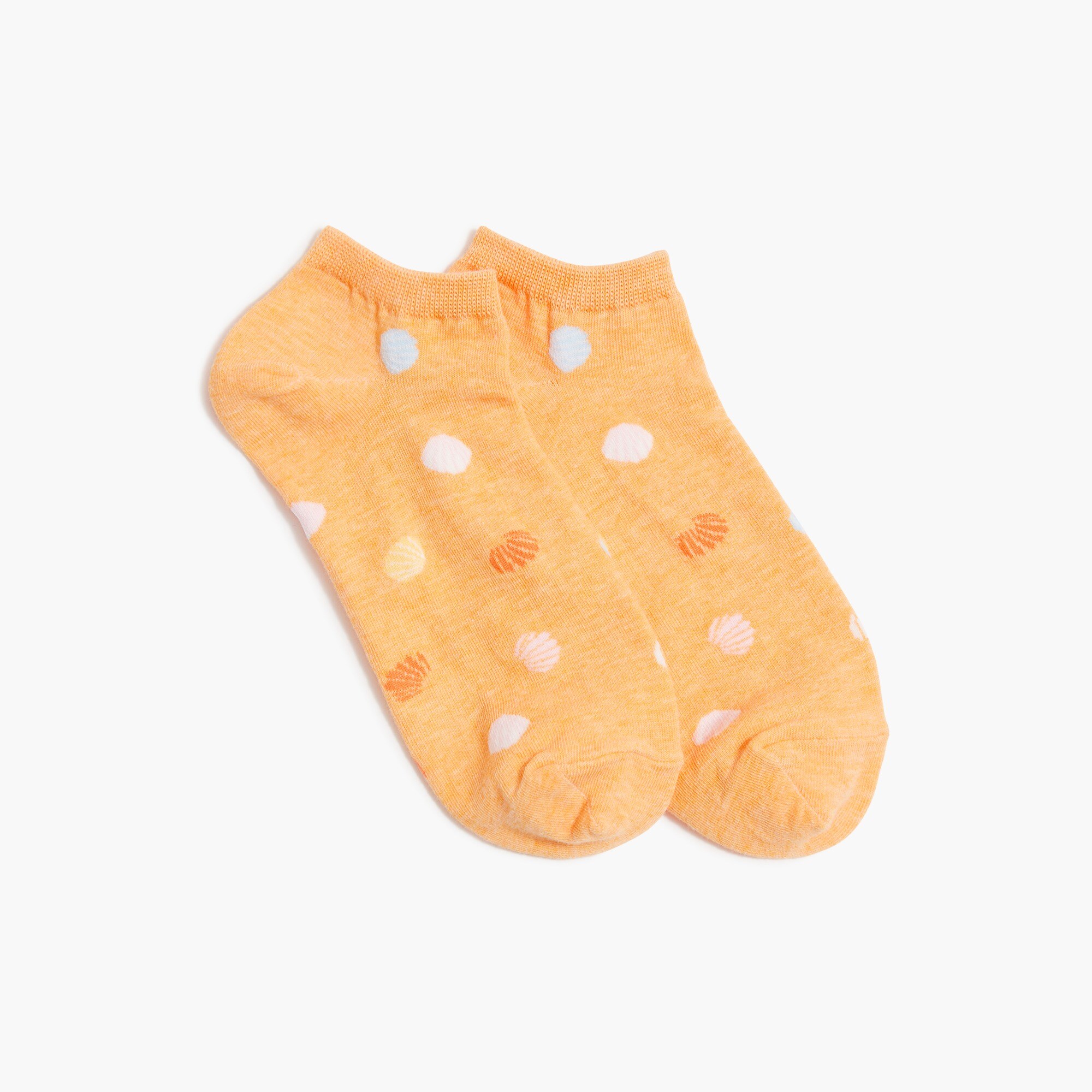 Factory: Multicolor Shells Ankle Socks For Women