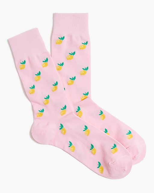 mens Lemon socks