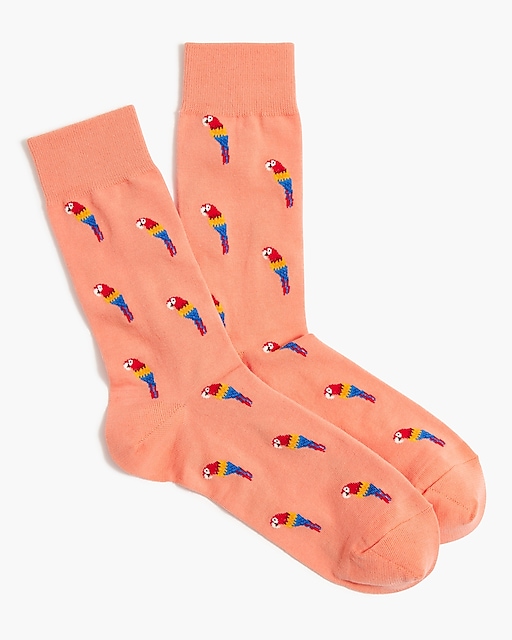 mens Parrot socks