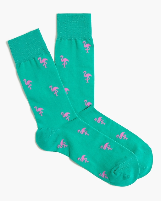 mens Flamingo socks