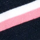Tipped-stripe socks INDIGO NATURAL NAVAL 